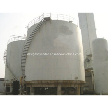 Lox, Lin, Lar, LNG, Lco2 Vertical Type Cryogenic Spherical Tank with 300-3000m3 Capacity